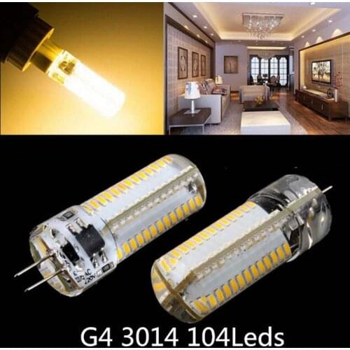 New Super bright white cold warm white 360degree 110V 220V 104 smd 3014 g4 led 9w bulb 5pcs/lot