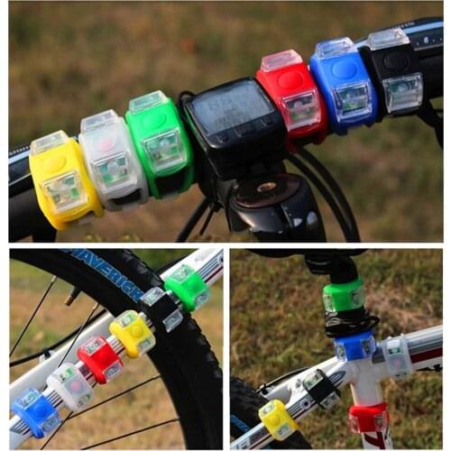 LED Tail Rear Flash Light Bulb Taillight Bicycle Decorative Lamp Biking Portable Mountain Bike Dustproof Cycling Part