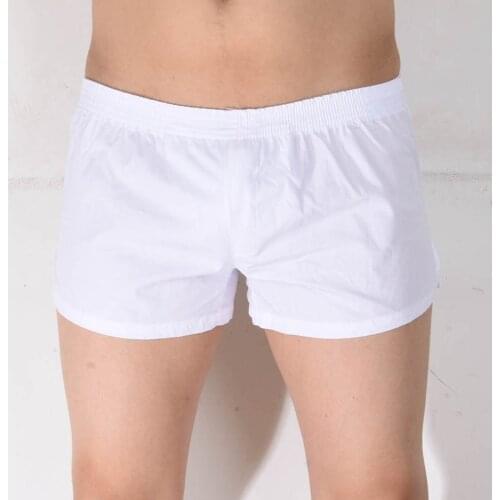 Sexy Mens Boxer Shorts Cotton Male Underwear Men Underpants Casual Homewear Undershorts Outerwear Classic Boxers Short Pants