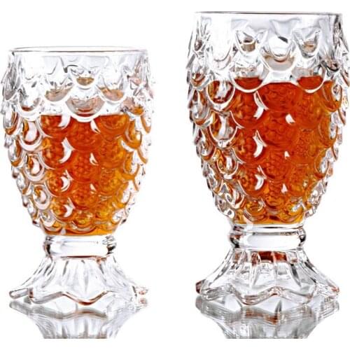 Decorations for home Mermaid Goldfish Scale Pineapple Glass Beverage Cup Milk Tea Cup Juice Cup Cocktail Cup Whisky Cup