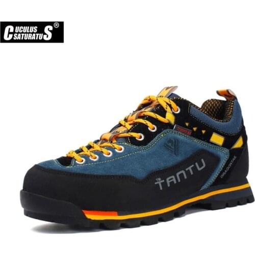 Surface Waterproof Camping Walking Climbing Shoes Men Breathable Outdoor Hiking Shoes Ourdoor mountain hiking shoes 8038