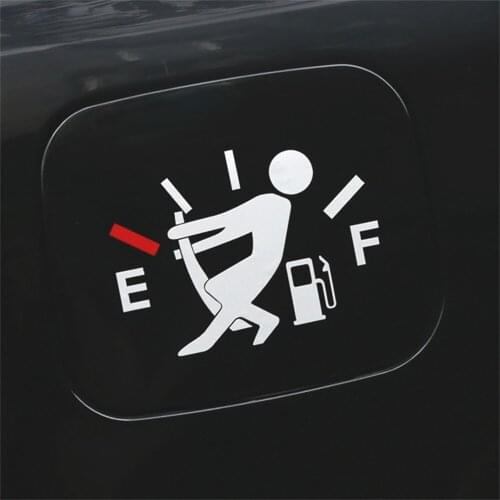 Car Fuel Tank Funny Car Sticker Fun Personality Fuel Tank Cover Body Scratch Decorative Sticker Creative Refueling Sticker