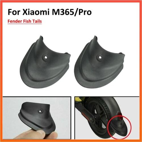 Rear Fender Mud Retaining For Xiaomi M365 Pro Fender Fish Tails Electric Scooter Accessories 2pcs