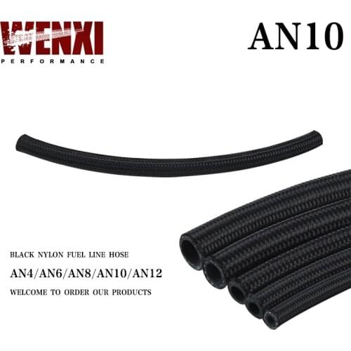 10 AN Pros Lite Black Racing Hose Fuel Oil Line 350 PSI 0.3M WX7314-1