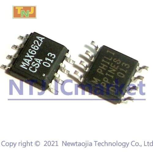 10 PCS MAX662ACSA SMD-8 MAX662A MAX662 SOP-8 Flash Memory Prog. Supply