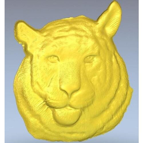 3d model relief for cnc in STL file format Panno tiger
