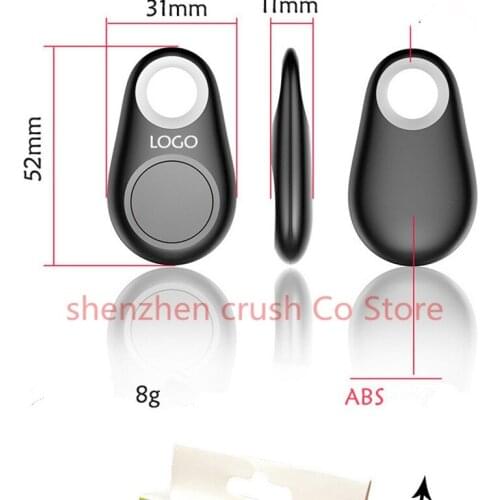 50pcsPet Smart GPS Tracker Mini Anti-Lost Waterproof Bluetooth Locator Tracer For Pet Dog Cat Kids Car Wallet Key Collar 10