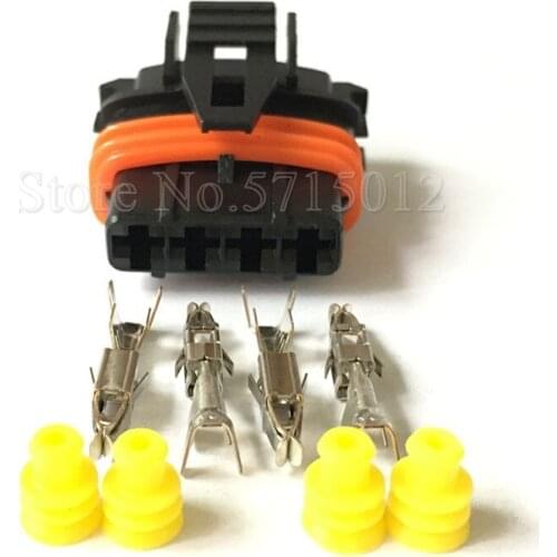 4 Hole 368162-1 JPT Auto Sealed Automotive Connector MAP Sensor Plug For Car ECU