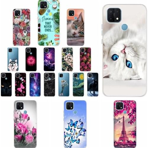 6.52" Phone Case For OPPO A15S CPH2179 Cover 2021 NEW FASHION Shockproof Coque on OPPO A 15 S oppoA15S Case Cute Matte Silicone