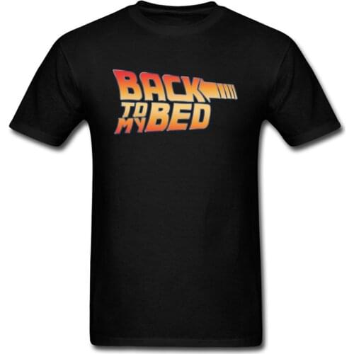 Design Youth Top T-shirts Letter Title Headline Back To My BED Fall Sweatshirts O-Neck Drop Shipping Fathers T Shirt Oversized