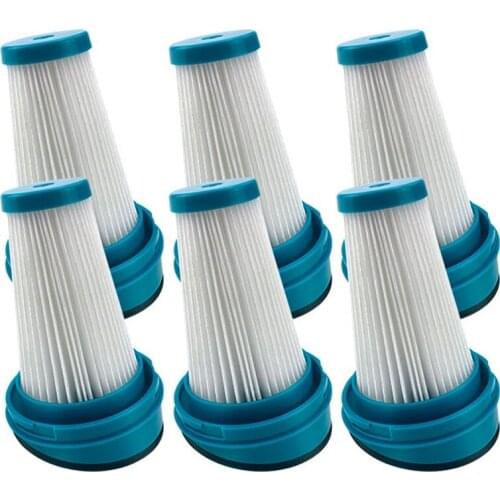 6-Pack Replacement Vacuum Dust Bin Filters for SVF11 2 in 1 Cordless Lithium Stick Vacuum HSV320J HSV420J HSV520J