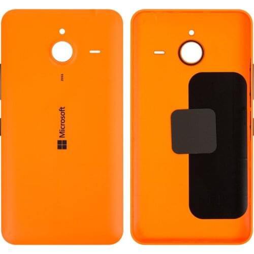 Housing Back Battery Cover Repair Part Replacement compatible with Microsoft (Nokia) 640 XL Lumia Dual SIM, (with side button)