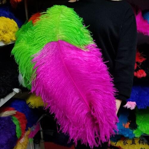 Hot Sale 50pcs/lot high quality ostrich feather 65-70cm/26-28inches Home Wedding Party Accessories feathers for crafts