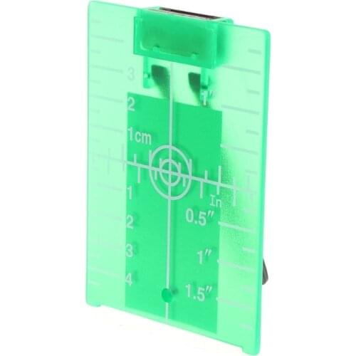 TJ ANENG Magnetic Green/Red Target Plate For Rotary Cross Line Laser Level Distance Measurer