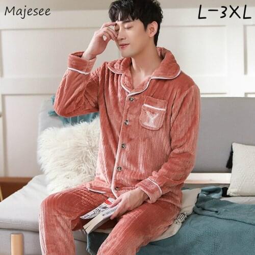 Majesee Men's Warm Pajamas