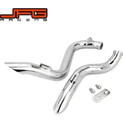 Motorcycle 2" Drag Exhausts Pipe For Harley Softail Touring Dyna Sportster 1984-2015 Black Chrome XL 883 XL1200 Fat Boy