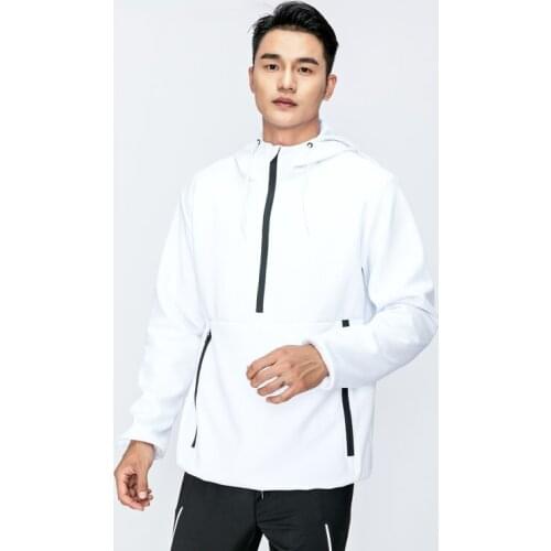 Mens Windproof Cycling Jacket with Hood Full Zipper Waterproof Windbreaker Long Sleeve Quick Dry Thermal Outdoor Sports Coat