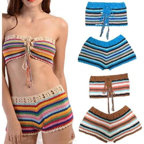 New Bikini Hand Hook Bikini Steel Soft Bag Multicolor Cotton Multi-Size Popular Split Swimwear 2 Piece for Women Dropship