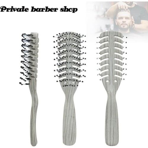 Nylon tooth anti-static curling comb Massage comb Styling comb Household comb Daily straight hair comb Round comb Long hair comb