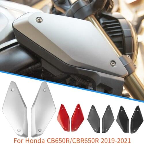 Motorcycle Fuel Gas Tank Front Side Frame Trim Cover Panel Fairing for Honda CB650R CBR650R 2019-2021 2020 CBR 650R Accessories