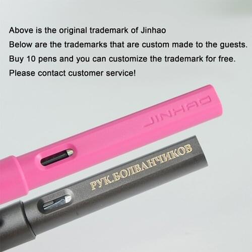 Customizable LOGO Jinhao 599a Fountain Pen Ink Matte Color Ink Pens Calligraphy Pen Pluma Fuente Luxury Office Writing Supplies