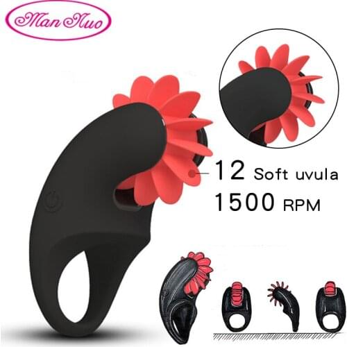 Rotation Oral Tongue Licking Penis Vibrating Cock Ring G-spot Vibeator Vagina Clitoris Stimulate Vibrator Sex Toys for Couples18