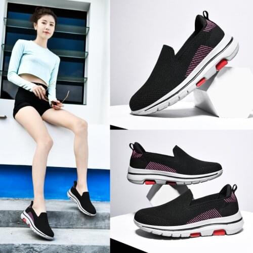 Women Tennis Shoes Air Cushion Sport Sneakers Breathable Female Knit Trainers Comfort Lightweight Platforms Mother Walking Shoes