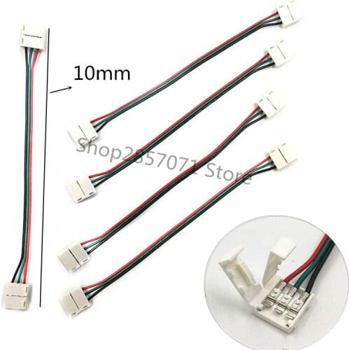 10pcs 3pin connector Dual connection cable 3528 5050 WS2811 WS2812B 5050 for LED strip light series