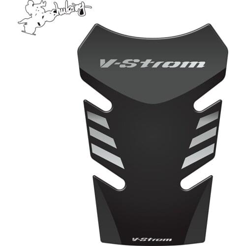 3D Tankpad Stickers For vstrom 650xt Fishbone Oil gas Tank Pad Sticker Protector Cover Decoration Flame Motorcycle Decorative