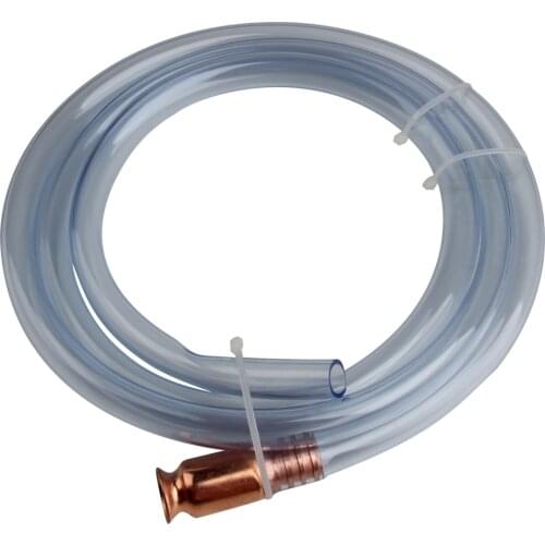 6' x 1/2" Siphon Hose Safe Shaker Self Priming Pump Jigger Fuel Gas Petrol Oil