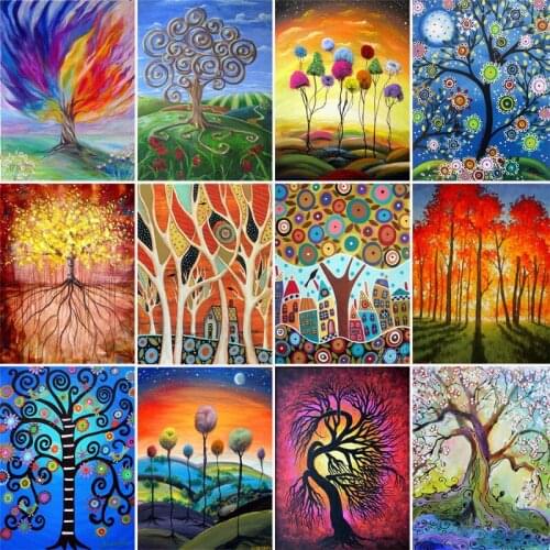 5D Full diamond painting tree cross stitch DIY embroidery Gifts Crafts Home Decorations