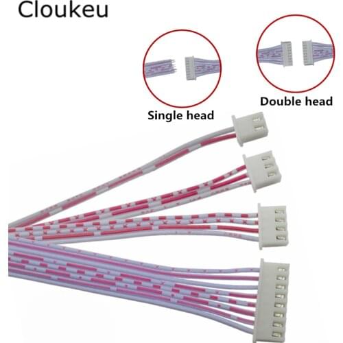 5Pcs XH2.54mm Terminal connector Electronic connection cable XH2.54 Plug 200MM 2P 3P 4P 5P 6P 7P 8P 9P 10P 11P 12P 20cm