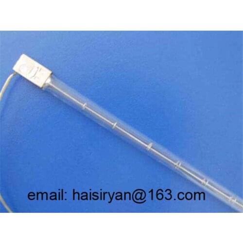 Customized 600w 350mm far Single tube Electric halogen IR quartz glass heate bulbs