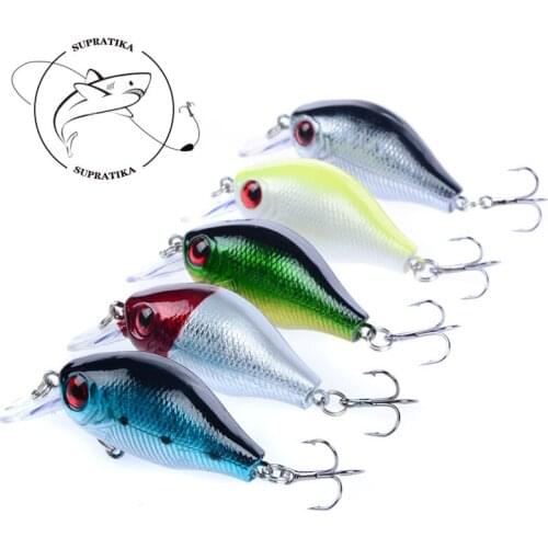 9g/6cm Artificial Minnow Freshwater Anti-Corrosion Bionic Fishing Lure Hard Bait 3D Eyes High Quality Plastic Fishing Bait
