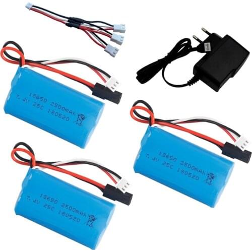 7.4V 2500mah li-ion battery 18650 for MJX T40 T40C F39 F49 T39 BG1518 BG1513 BG1515 BG1507 BG1506 1/12 RC truck Car Boat gun toy