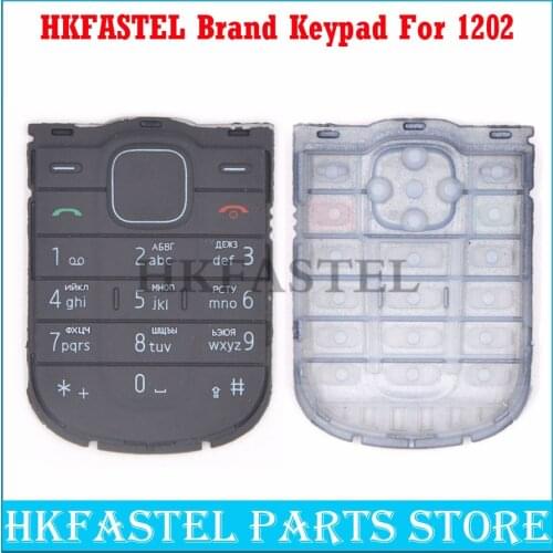 HKFASTEL New keyboard For Nokia 1202 replace High Quality English/Russian/Arabic Mobile Phone housing Keypad