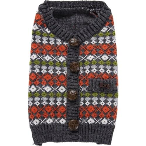 Large Pet Dog Clothes for Animals Golden Retriever Chihuahua Dog Costumes for Cats Tartan Clothing Sweater England Style Stripe