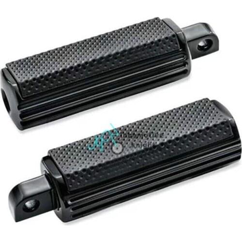 For Harley Touring Electra Glide Softail Sportster Dyna Motorcycle Foot Peg Male Footrests Matte Black/Chrome/Gloss Black Peda