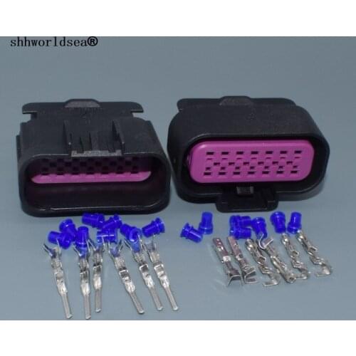 Shhworldsea 14 Pin Female Male 15326856 15326861 Sealed Waterproof Auto Car Wire Electrical Connector Automotive Housing Plug