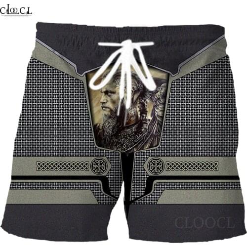 CLOOCL Viking Tattoo Polynesian Style 3D Print Fashion Men Shorts Summer New Harajuku Hip Hop Leisure Beach Shorts Drop Shipping