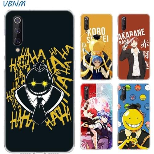 Assassination Classroom Anime Silicone Case For Xiaomi Note 10 9 8 lite A3 5X 6X CC9 CC9E 9SE 8SE 9T F1 Bags Cover