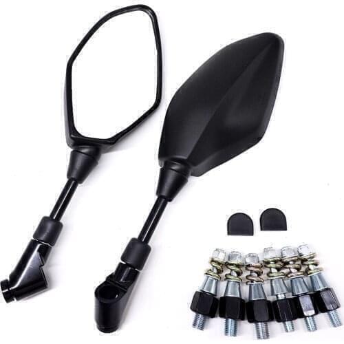 Motorcycle Rearview Mirror Universal 8MM 10MM Side-mirror For YAMAHA MT07 MT-09 MT-10 MT-25 FZ8 FZ09 FJ09 YBR125 KAWASAKI SUZUKI