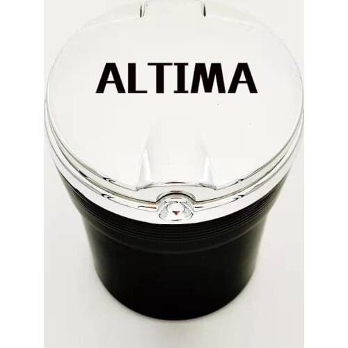 2021 Car Ashtray Personalized Creative Car Logo Cigarette Butts Trash Can for Nissan ALTIMA Car Interior Accessories