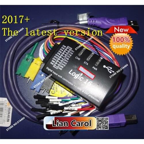 2021+ New logic16 saleae16 USB 100M logic analyzer ARM FPGA decoder tool 1.2.10,1.2.14,version