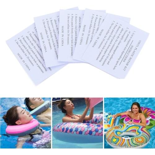 5/10pcs Swimming Ring Repair Patch Heavy Duty Inflatable Pool Puncture Repair Kit for Inflatable Toy Pool Float Air Bed Dinghies