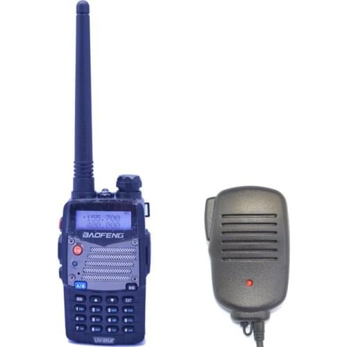 BAOFENG UV-5RA+PLUS VHF/UHF Dual Band Walkie Talkie + Speaker Mic Handy Hunting Radio Receiver With Headfone