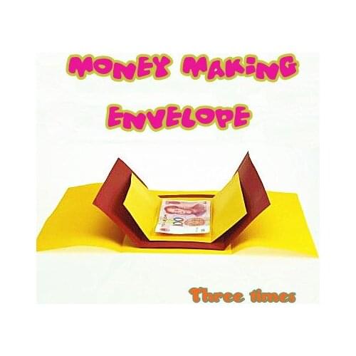 Free Shipping Money Making Envelope (Three times) - Money Magic Magic Tricks