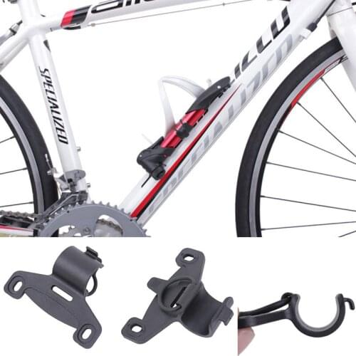 Bicycle Portable Mini Pump Holder Bracket Retaining Silicone Strap Air Clamp Fixing Clip Bike Accessories