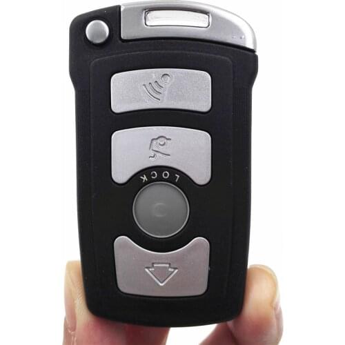 HKCYSEA 4 Buttons Remote Key 315/433/868MHZ 7945 Chip for BMW 7 Series(E65, E66) CAS1/CAS2 Anti-theft System