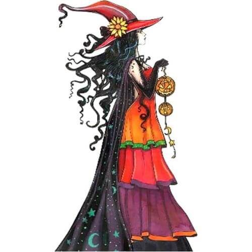 Halloween Witch Sign For Garden Metal Witch Decoration Garden Lawn Sexy Witch Sign Ornament